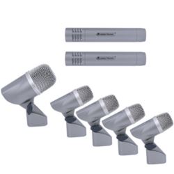 OMNITRONIC MIC 77-7LMH zestaw mikrofonów do perkus